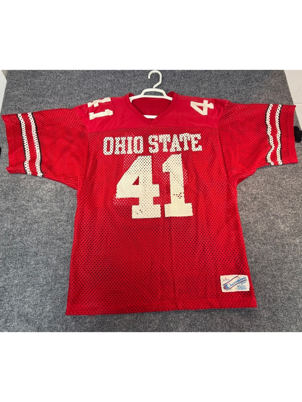 Vintage Rare 1980s Ohio State #41 jersey Champion Rochester NY